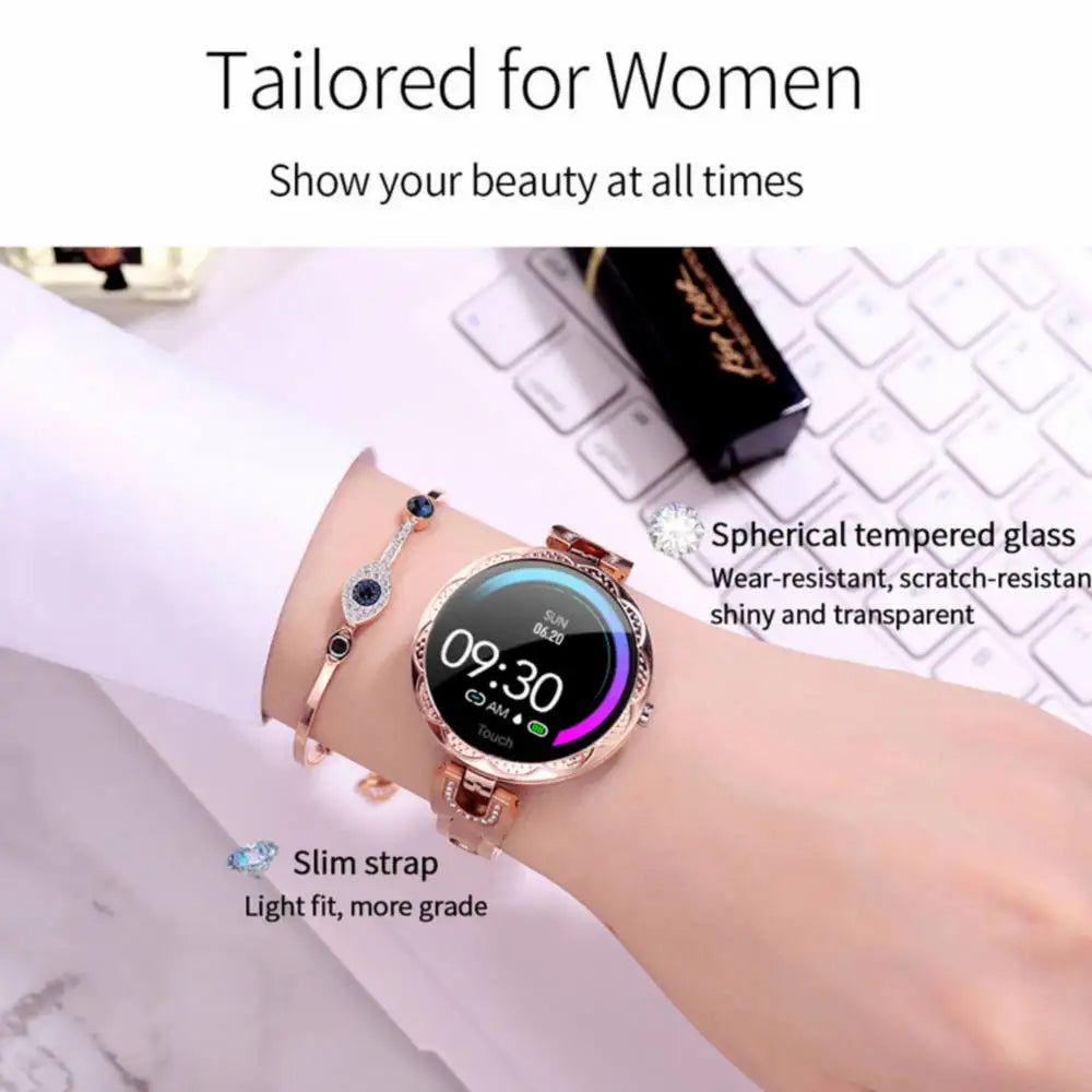 Smart Watch Women IP67 Waterproof Smartwatch For Ladies