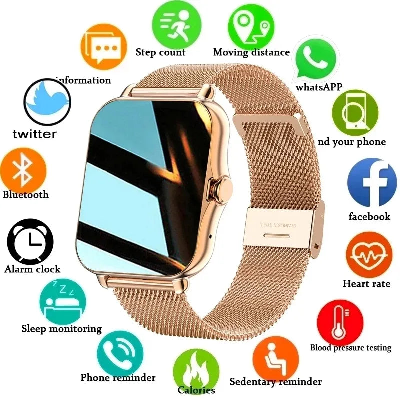 Bluetooth-compatible Answer Call Smart Watch Women