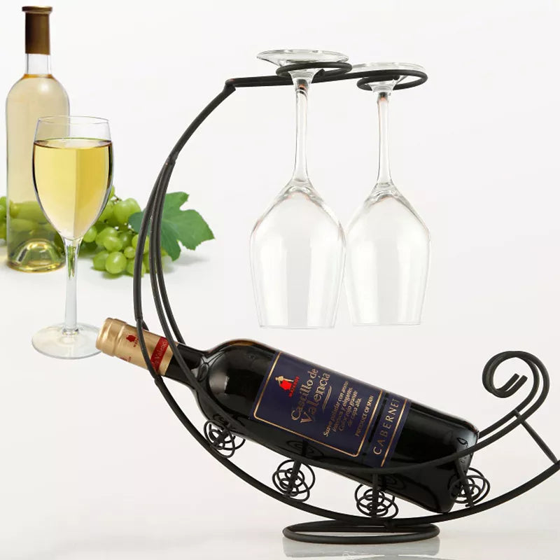 Creative Metal Wine Rack Hanging Wine Glass Holder