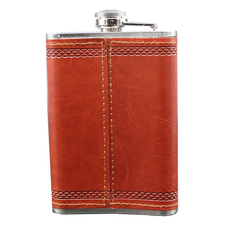 Hip Flask with Funnel 9 OZ Stainless Steel Flasks