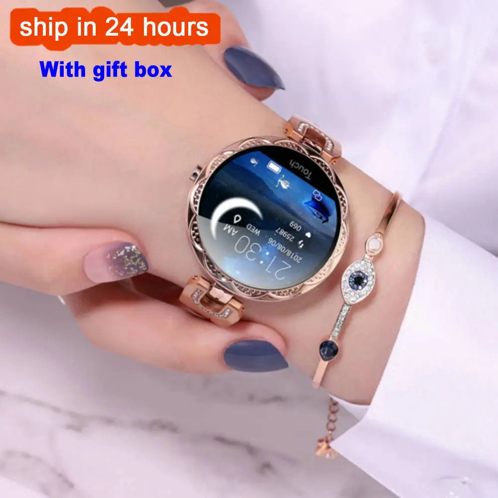 Smart Watch Women IP67 Waterproof Smartwatch For Ladies