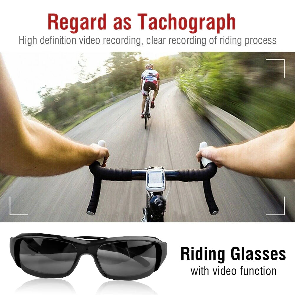 HD 1080P Mini Glasses Camera Video Recorder Wearable Sunglasses