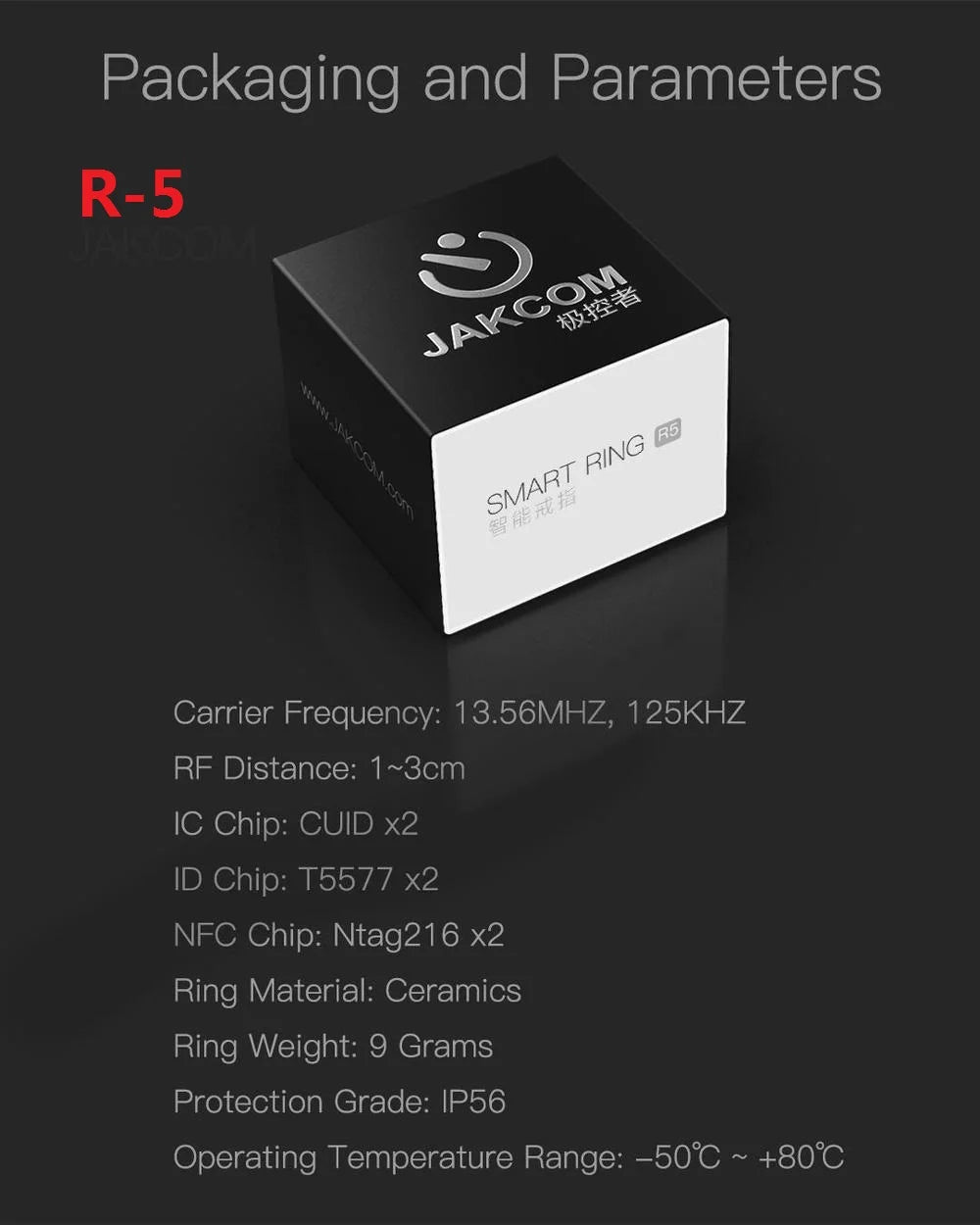 JAKCOM R5 R4 Smart Ring