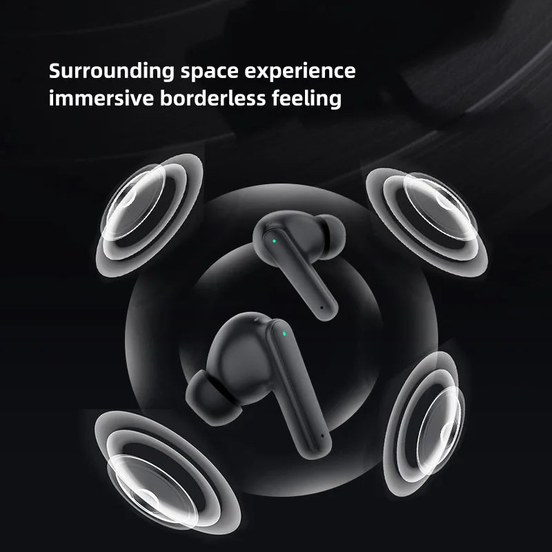 BOSENOK True Wireless Earbuds Bluetooth 5.3 TWS Stereo Pure Bass Headphones Sport Headset Mic For BOSE