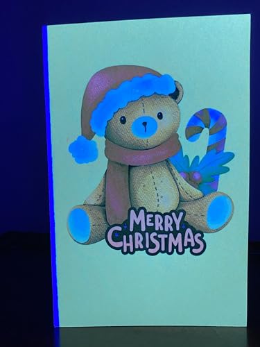 Glow Greeting Card - Teddy Bear